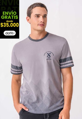 Camiseta Hombre Gris Claro Mp 111912 MP
