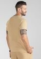 Camiseta Hombre Beige Mp 100495 de MP
