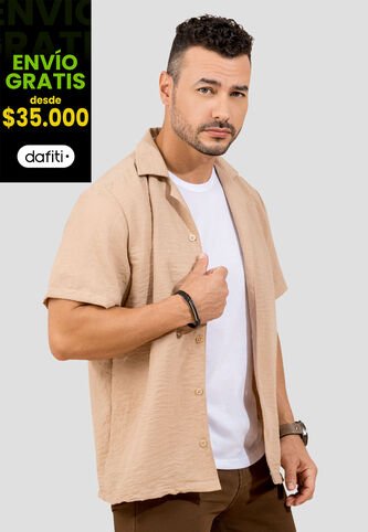 Camisa Hombre Latte Mp 110531 MP