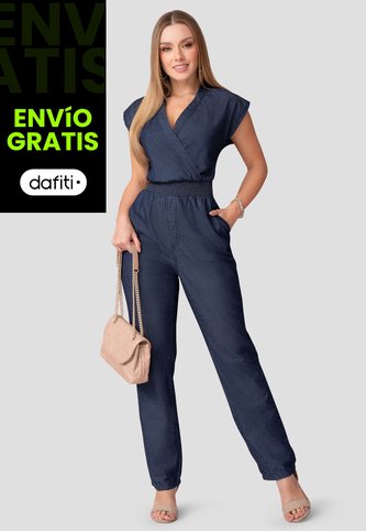 Enterizo Largo Mujer Azul Oscuro Mp 111304 MP