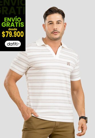 Polo Hombre Estampado Mp 107013 MP