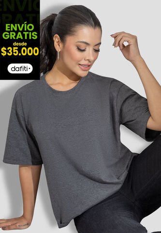 Camiseta Mujer Negro Cross Mp 110415 MP