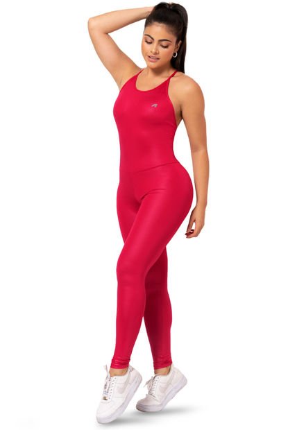 Enterizo Largo Mujer Rojo Mp 87724