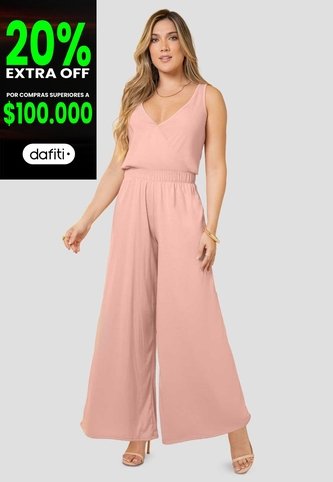 Enterizo Largo Mujer Rosa Polvo Mp 114544 MP