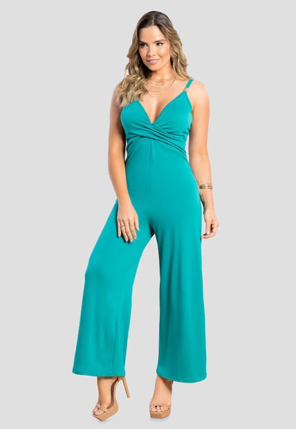 Enterizo Largo Mujer Verde Jade Mp 105227