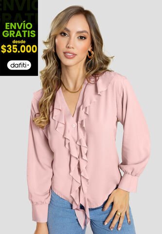 Blusa Mujer Rosa Polvo Mp 111278 MP