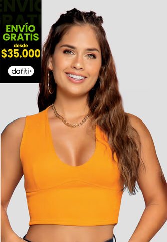 Camiseta Mujer Naranja Mp 9709 MP