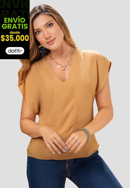 Blusa Mujer Caramelo Mp 102821