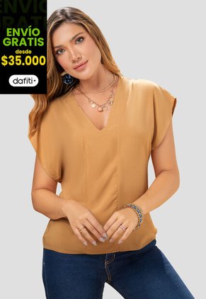 Blusa Mujer Caramelo Mp 102821