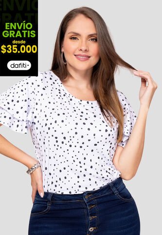 Blusa Mujer Estampado Mp 111089 MP