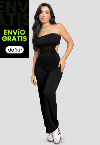 Enterizo Largo Mujer Negro Mp 110792 MP