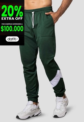 Jogger Hombre Verde Pino Mp 107012 MP