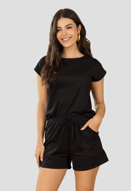 Conjunto Mujer Negro Mp 102318