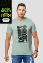Camiseta Hombre Verde Oliva Mp 106419 de MP