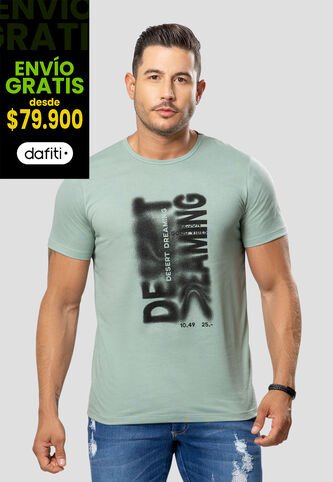 Camiseta Hombre Verde Oliva Mp 106419 MP