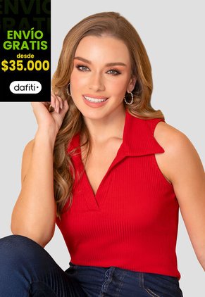 Blusa Mujer Rojo Mp 108314