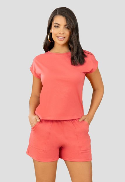 Conjunto Mujer Coral Mp 102318