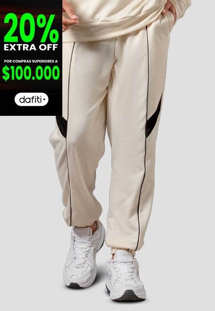 Jogger Hombre Crema Mp 114235