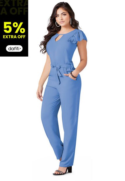 Enterizo Largo Adulto Mora Azul Mp 88332