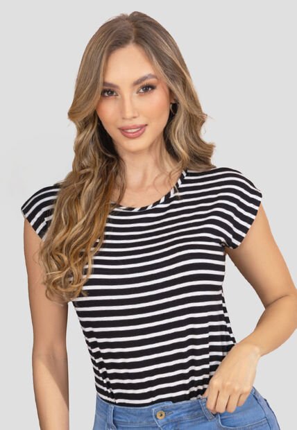 Blusa Mujer Negro Mp 110433