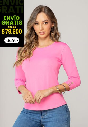 Camibuzo Mujer Rosado Mp 2364 MP