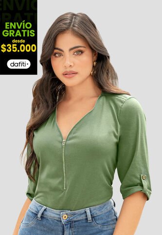 Blusa Mujer Aceituna Mp 110678 MP