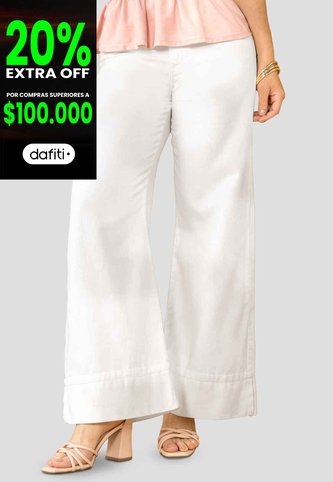 Pantalón Mujer Crudo Mp 114457 MP