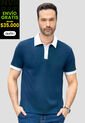 Polo Hombre Azul Profundo Mp 110746 de MP