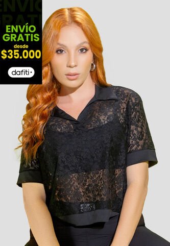 Blusa Mujer Negro Mp 108100 MP