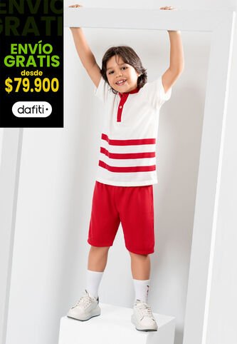 Conjunto Infantil Masculino Rojo Mp 104851 MP