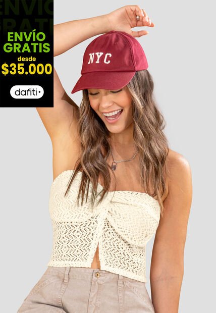 Blusa Mujer Crema Mp 108123