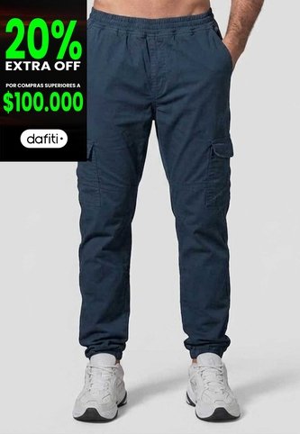 Jogger Hombre Azul Profundo Mp 59223 MP
