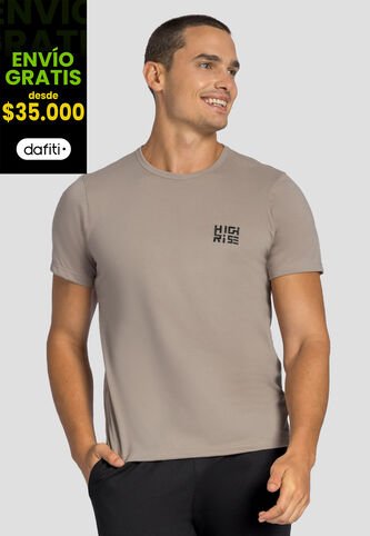 Camiseta Hombre Café Pardo Mp 101746 MP