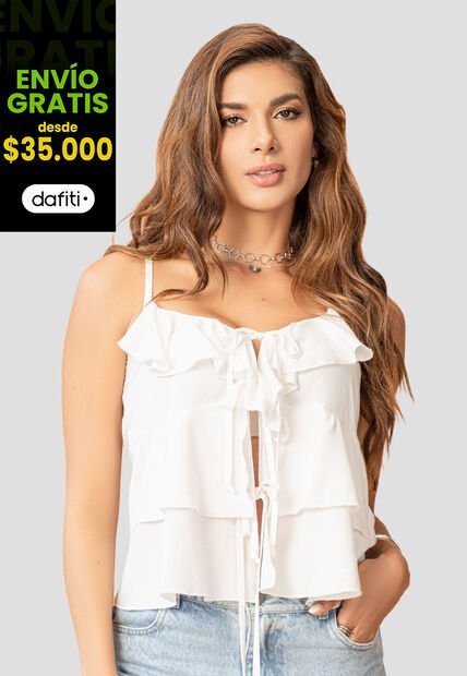 Blusa Mujer Crudo Mp 107488