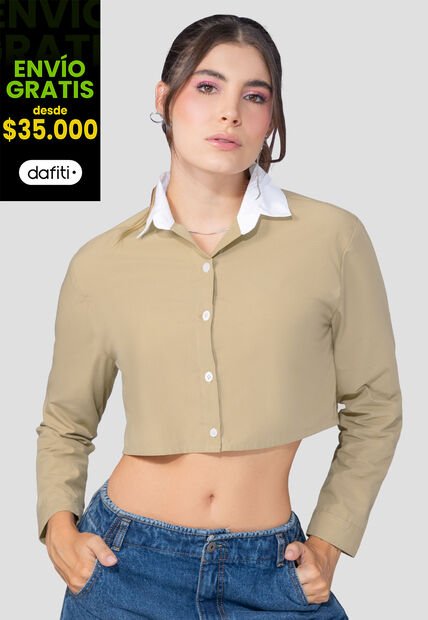 Camisa Mujer Latte Mp 110586