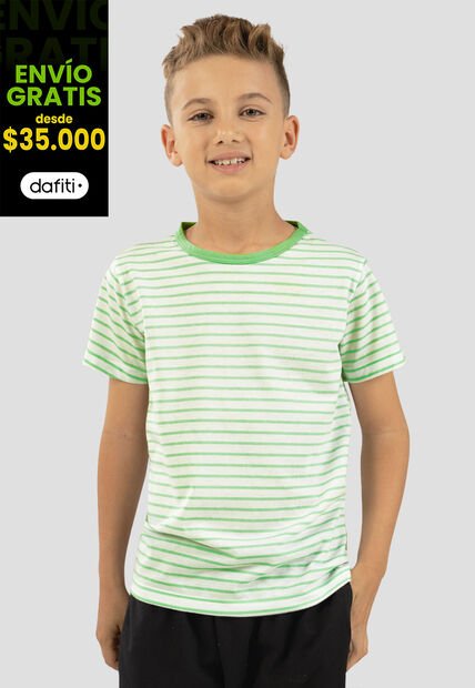 Camiseta Infantil Masculino Pistacho Mp 101176