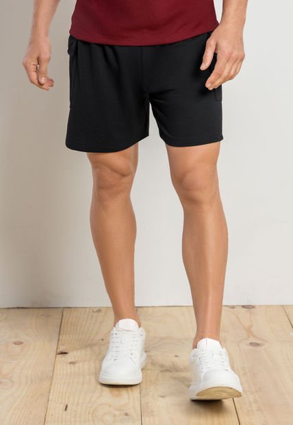 Bermuda Hombre Negro Mp 104556