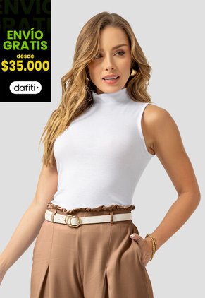 Blusa Mujer Blanco Mp 107535