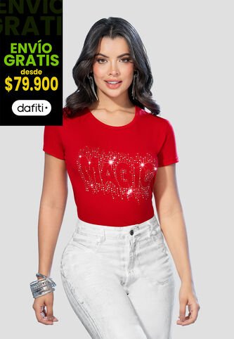 Camiseta Mujer Rojo Mp 105174 MP