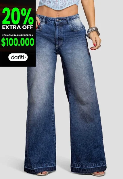 Jean Mujer Azul Medio Mp 114468