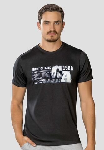 Camiseta Hombre Negro Mp 113612 MP