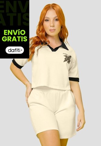 Conjunto Mujer Crema Mp 108151 MP