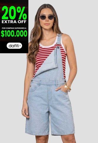 Overall Mujer Azul Mp 114547 MP