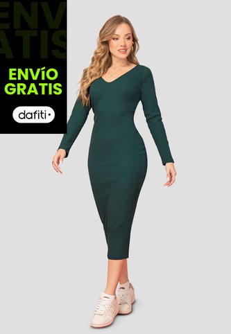 Vestido Mujer Verde Pino Mp 106977 MP