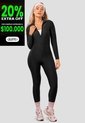 Enterizo Largo Mujer Negro Mp 114497 de MP