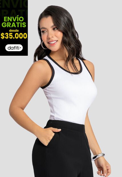 Camiseta Mujer Blanco Mp 110851