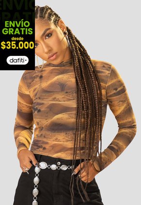 Camibuzo Mujer Estampado Mp 107780