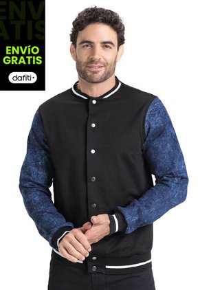 Chaqueta Hombre Negro Mp 2937