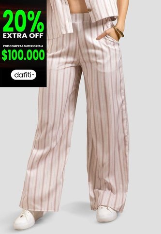 Pantalón Mujer Estampado Mp 114392 MP