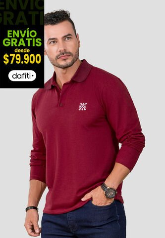 Camibuzo Hombre Vinotinto Mp 105401 MP